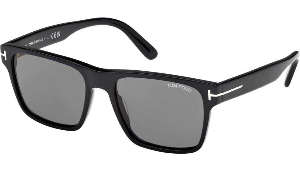 Tom Ford CALDER (FT1205-01A) 55 | Unisex Siyah Güneş Gözlüğü